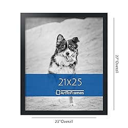 ArtToFrames 21x25 Inch Black Picture Frame, This