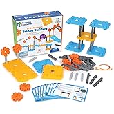 Learning Resources STEM Explorers Bridge Builders,72 Pieces,Ages 5+, STEM Toys, STEM Building Toys,STEM Kits,Kids stem Projects, Build it Yourself Toys