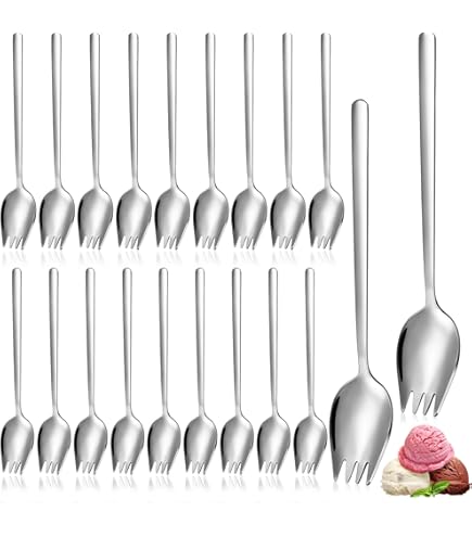 6 pièces de cuillère à café chat en acier inoxydable 304, cuillère à dessert cuillère à thé