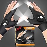 Jasee LED Flashlight Gloves, Valentines Day Gifts