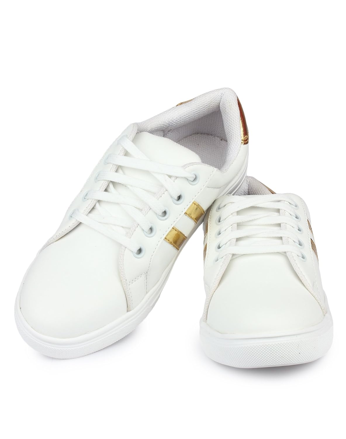 jynx women's white synthetic bella sneakers