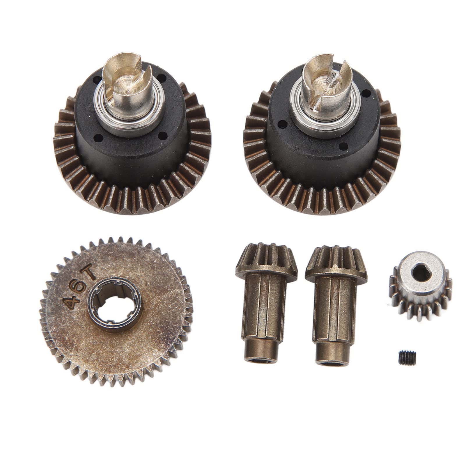 Alomejor RC Car Motor Gear Kit, Upgrade Your RC Car Performance with This Motor Gear Kit for 1:16 Car