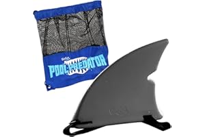 Shark Fin for Swimming and Costum Travel Bag Included