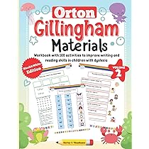 Cahier D'apprentissage Orton Gillingham : "Teach Me To Read" (en Anglais)