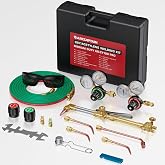 ARCCAPTAIN Medium Duty Oxy Acetylene Torch Kit with Hose and Regulators | Complete Torch Kit / Check Valves / IncludesWelding Tips, Cutting Tips, Heating Nozzle / Storage Case / Gas Welding &amp; Cutting
