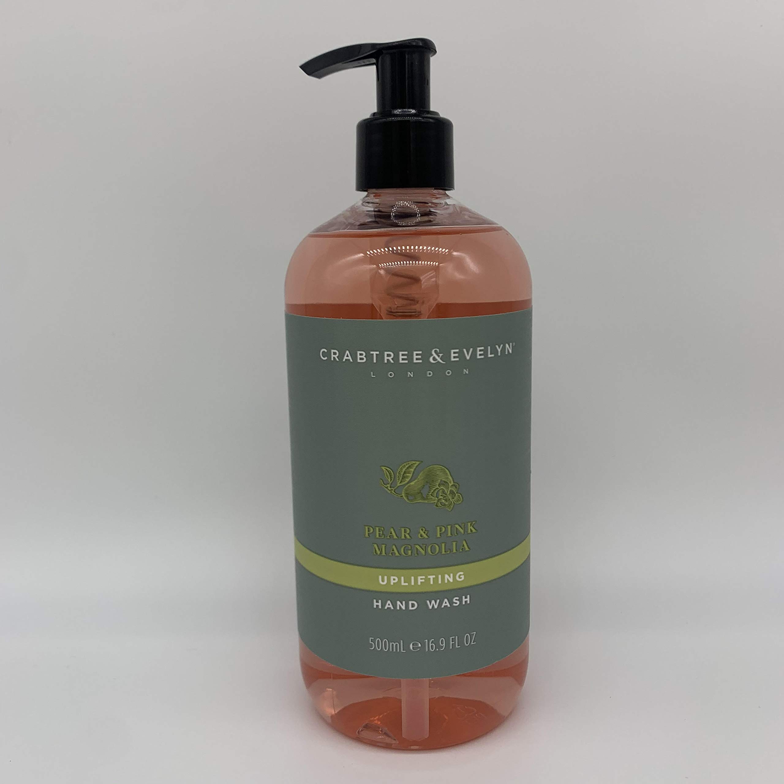 Crabtree & Evelyn Pear and Pink Magnolia Hand Wash, 500ml/16.9 Fl Oz