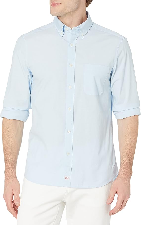 Vineyard Vines Camisa de Ajuste clásico en algodón elástico Camisa