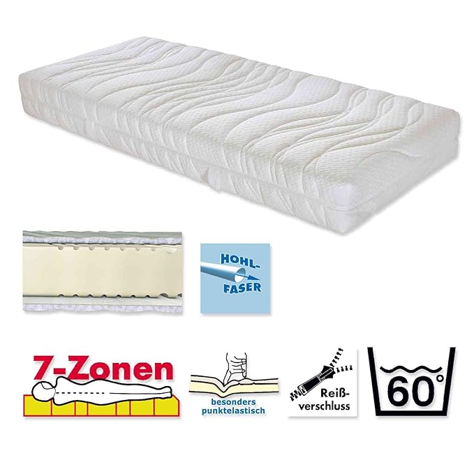 MALIE Kaltschaum-Matratze BELLATRIX H3 80 x 210 cm: Amazon ...