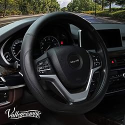 Valleycomfy Microfiber Leather Steering Wheel Cover