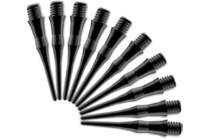 CyeeLife 2BA Thread Soft Tip Dart Points 100 Pack, Plastic Dart Tips Replacement,Darts Accessories