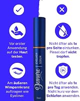 Demure Eyelash Serum Eyebrow Lash Growth Thick Long Hormone-Free view 6