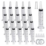 20 Pack 20ml Plastic Syringe Large Syringes