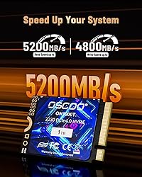 OSCOO 512GB M.2 2230 NVMe SSD, PCIe Gen4x4 Internal