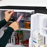 Abode Table Top Mini Fridge 43L Black Freestanding Reversible Door view 6