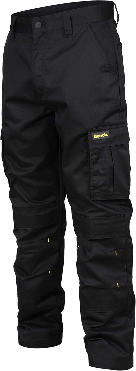 Bench Workwear Toronto Cargo Trouser 34R Black Amazon.co.uk Clothing