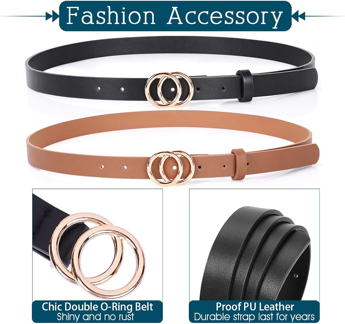 Ladies Waist Belts With Double O Ring Buckle 3pack Jasgood Women Leather Belt For Jeans Pants Accessories Clothing Shoes Jewelry Fcteutonia05 De Ladies Waist Belts With Double O Ring Buckle 3pack Jasgood Women Leather Belt For Jeans Pants Accessories Clothing Shoes Jewelry Fcteutonia05 De
