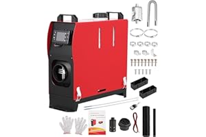 ROYGROW Diesel Heater, 8Kw All in One Diesel Heater with Remote Control, LCD Screen,5L Tank, Portable Diesel Heater for Truck and RV,Trailer,Camper and Indoors