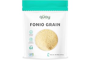 Quay Naturals Fonio Super-Grain - African Ancient Superfood Grain - Substitute & Alternative for Couscous, Quinoa & Rice - Gluten Free & Non GMO