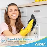 AIDEA Microfibre Cleaning Cloths Pack 24 30 x 30 cm Black view 4