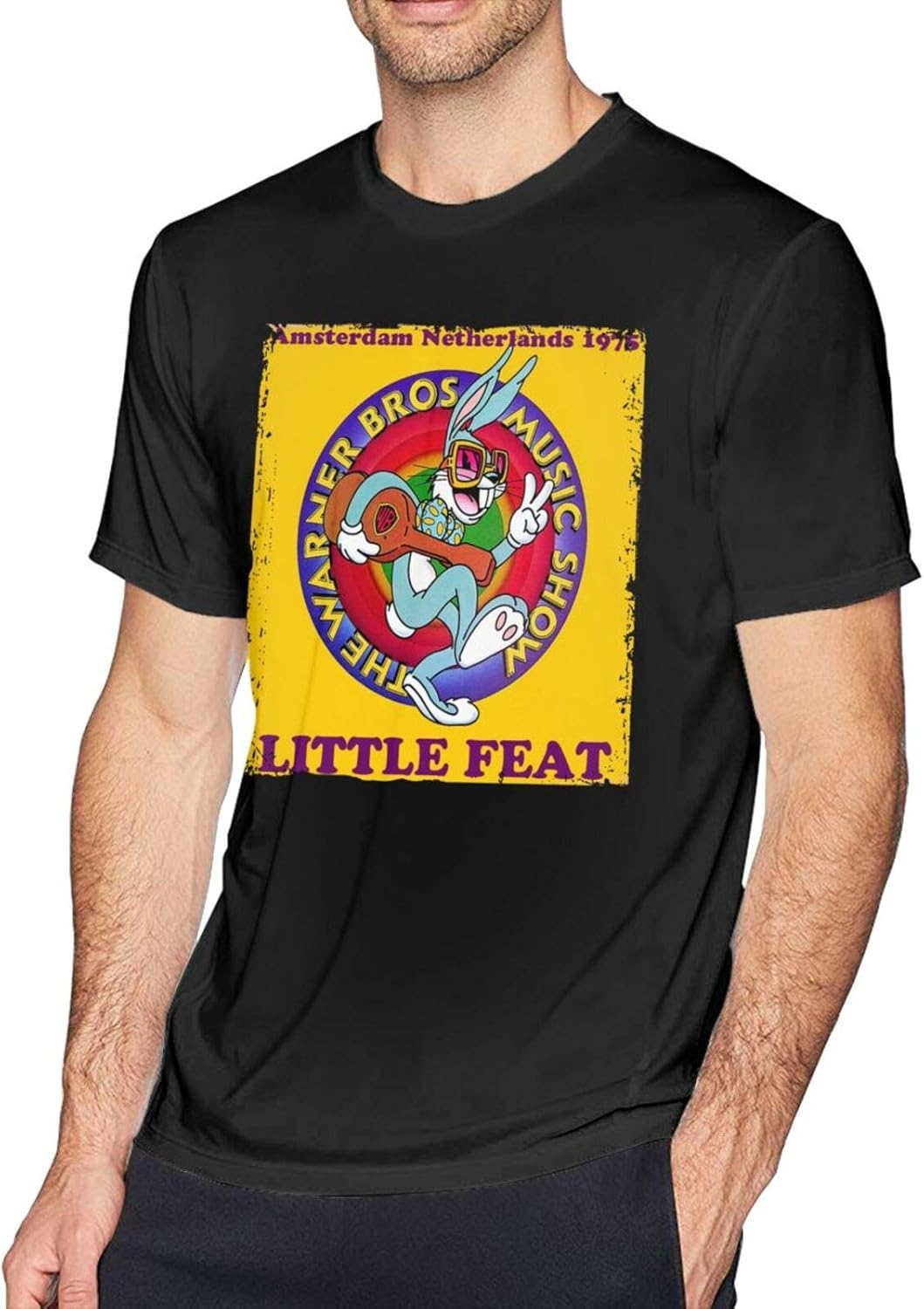 Amazon.com: 3D Printing Fashion New Dads Hawaiian Little Feat Band T-Shirts for Men Graphic Crew 