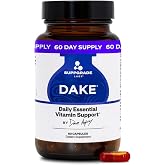 Suppgrade Labs DAKE by Dave Asprey | Vitamins D-A-K-E | 60 Day Supply | Blend of Essential Vitamins D2 + K2 + A + E for Immune Support, Bone &amp; Joint Support, Heart Health &amp; Daily Wellness