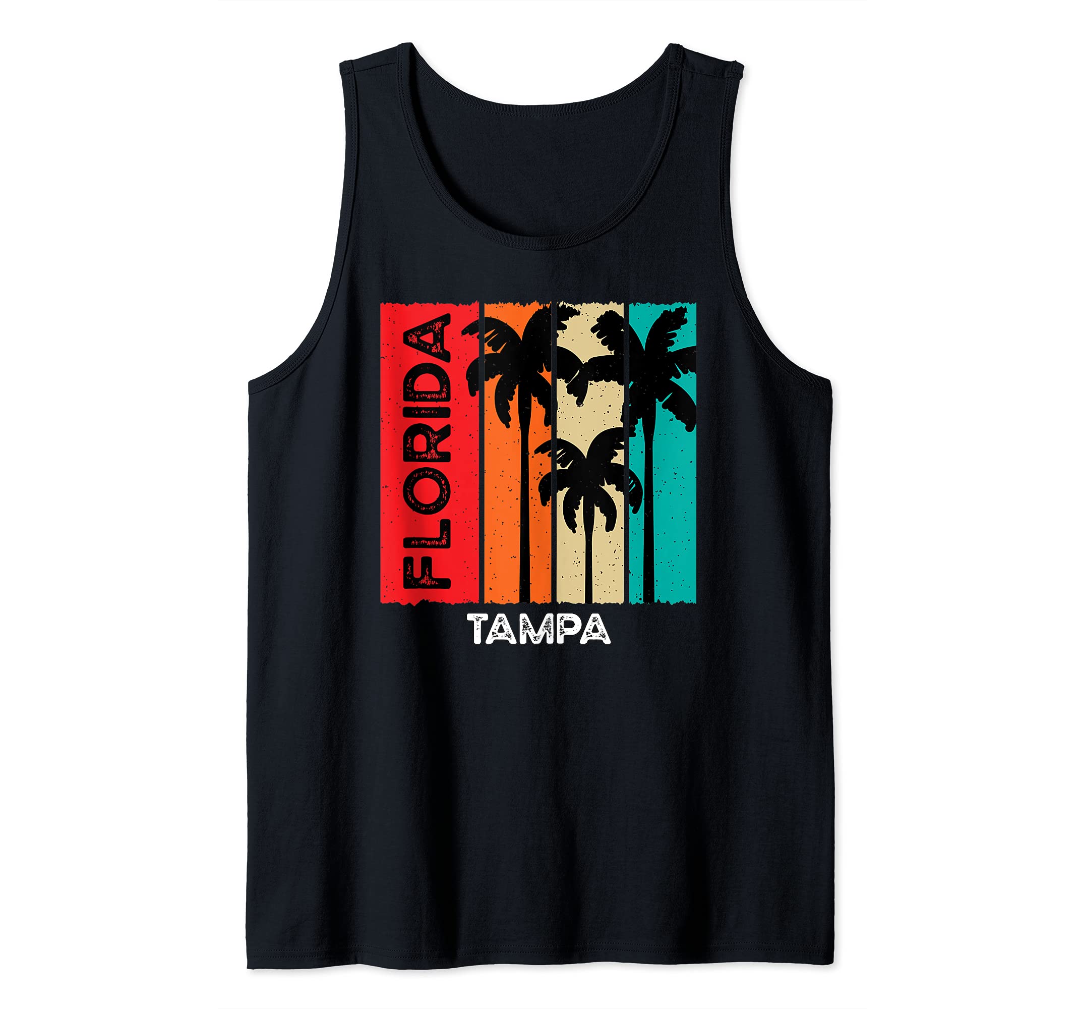 Vintage Retro Tampa FL Tourist Native Florida Tank Top