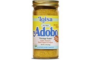 Loisa SALT-FREE Adobo Seasoning, USDA Organic, Non-GMO, No-MSG, No Preservatives, No Artificial Coloring, No Artificial Flavors, Pure Latin Flavor, 2 oz, Pack of 1