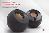 Creative Pebble Modern 2.0 USB Powered Speaker White 45° Elevation view 3