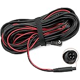 WOLFBOX 50Feet Rear Camera Longer Replacement Cable for i17 / i07 / G840S / G840H / G930 / G850 / G900 / G850PRO Mirror Dash 