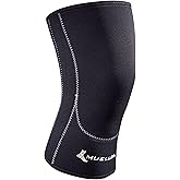 Mueller Sports Medicine Closed Patella Knee Sleeve, Knee Pain Relief Support for Men and Women, Ideal for Arthritis, Sprains, Black