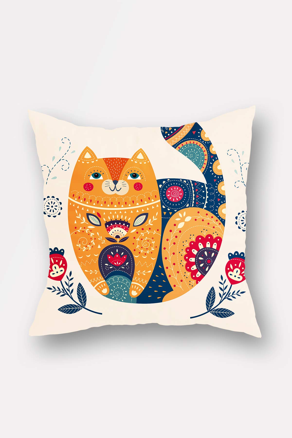 Lulu Home Pillowcase, Multi-Colour, 45 x 45 cm