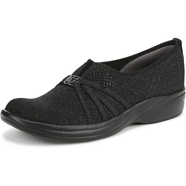 みいーページ Amazon.com | BZees Womens Goody Slip On Black 5 M | Loafers & Slip-Ons
