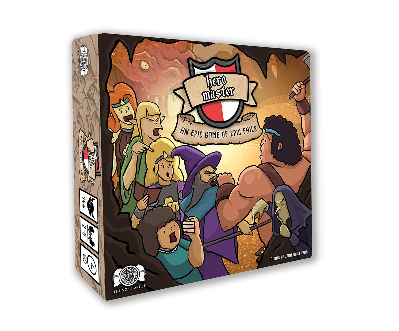 The Noble Artist Hero Master: An Epic Game of Epic Fails Board Game for 2-5 Players, Ages 14+