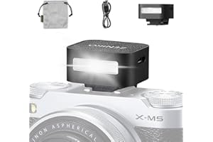 ZENIKO ZF04 Mini Camera Flash Speedlite On Camera, 372 Full-Power Flashes 2.5S Recycle Mini Manual Flash for Canon/Sony zv1/Sony zve10 /Ricoh gr3/Nikon/Fuji f1 (Black)