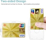 Vicloon Card Badge Holder 2Pcs Two Sided ID Card Holder 10x6.5cm view 4