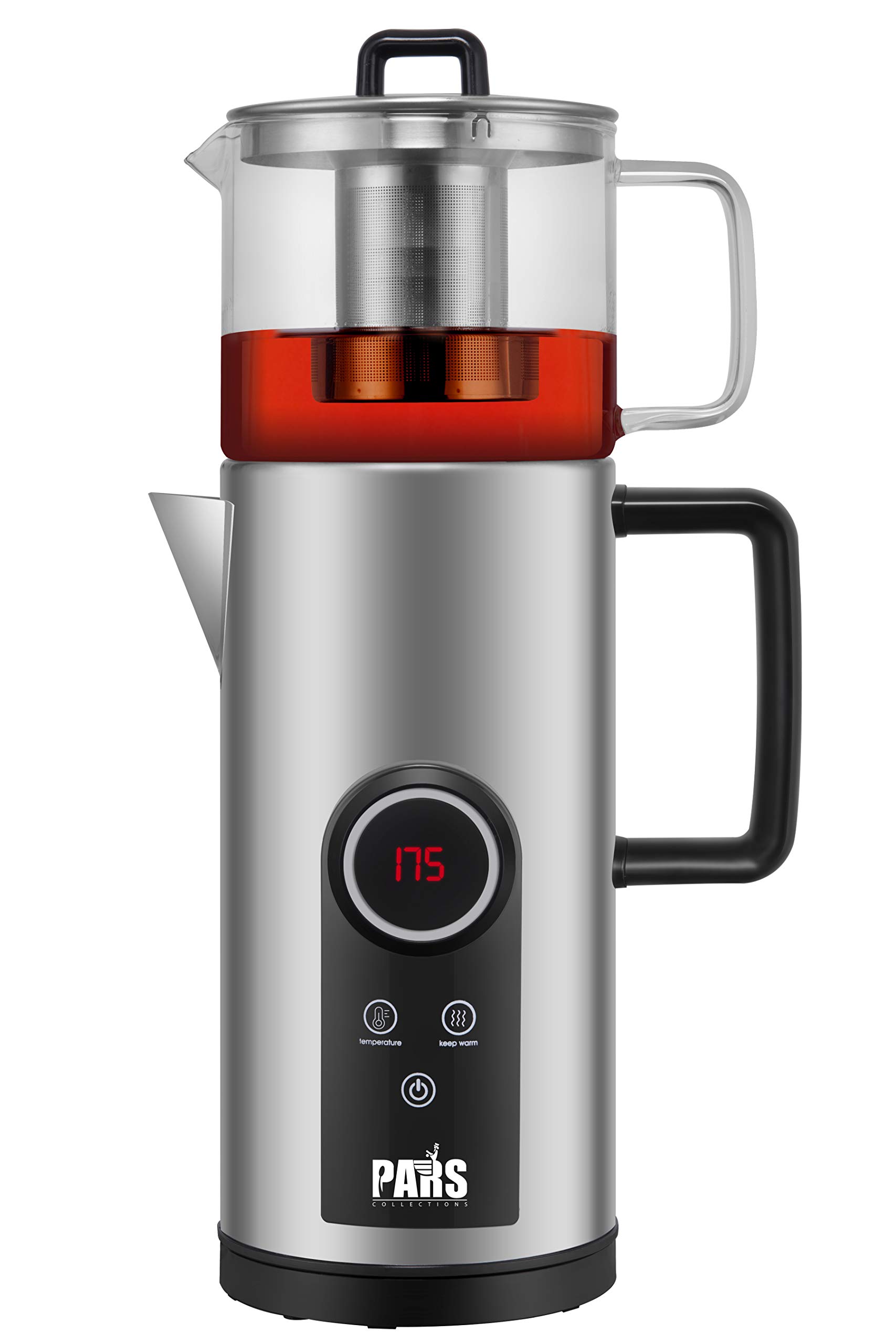 Buy New Tea/Coffee maker, Electric Double stainless steel cordless kettle set with digital