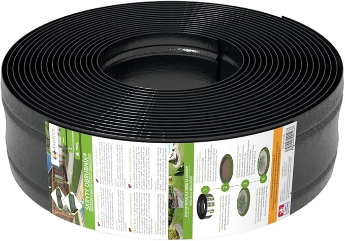 AMISPOL® Flexible Borde de Jardín, Bordillo Escondido - 125/4 mm ...