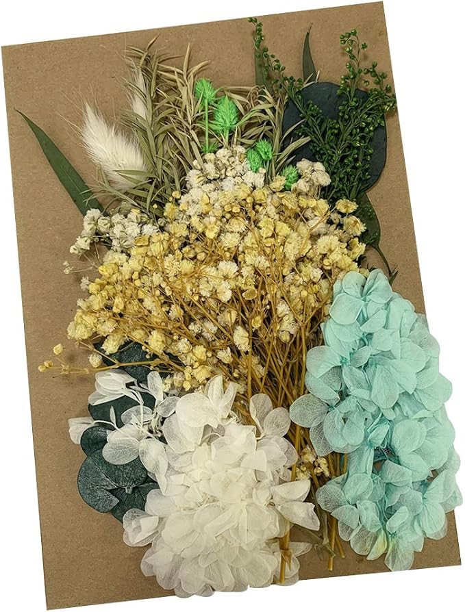 Pink Dried Flowers Real Natural Dried Flowers for Art Craft Mixed Multiple Colorful Dried Flowers for Soap Candle Scrapbooking DIY Resin