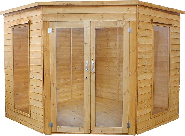 Waltons - Caseta de Esquina de madera para verano, con solapado