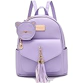 I IHAYNER Girls Fashion Backpack Mini Purse Backpack for Women Small Leather Backpack Purse for Teen Girls with Coin Purse | Backpack Purse, with Coin Purse