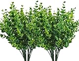 CATTREE Artificial Shrubs Bushes, Plastic