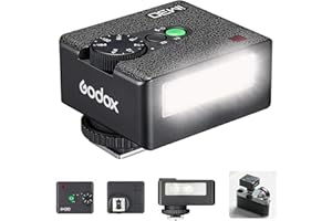 Godox iM30 Camera Flash, Mini Pocket Flash, 230 Full Power Flashes, S1/S2 Optical Control, 7 Power Levels, Single Contact Hot
