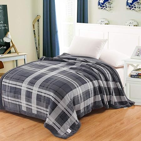 I Baby Plaid Couverture Polaire Couverture Lestee Laine Grande