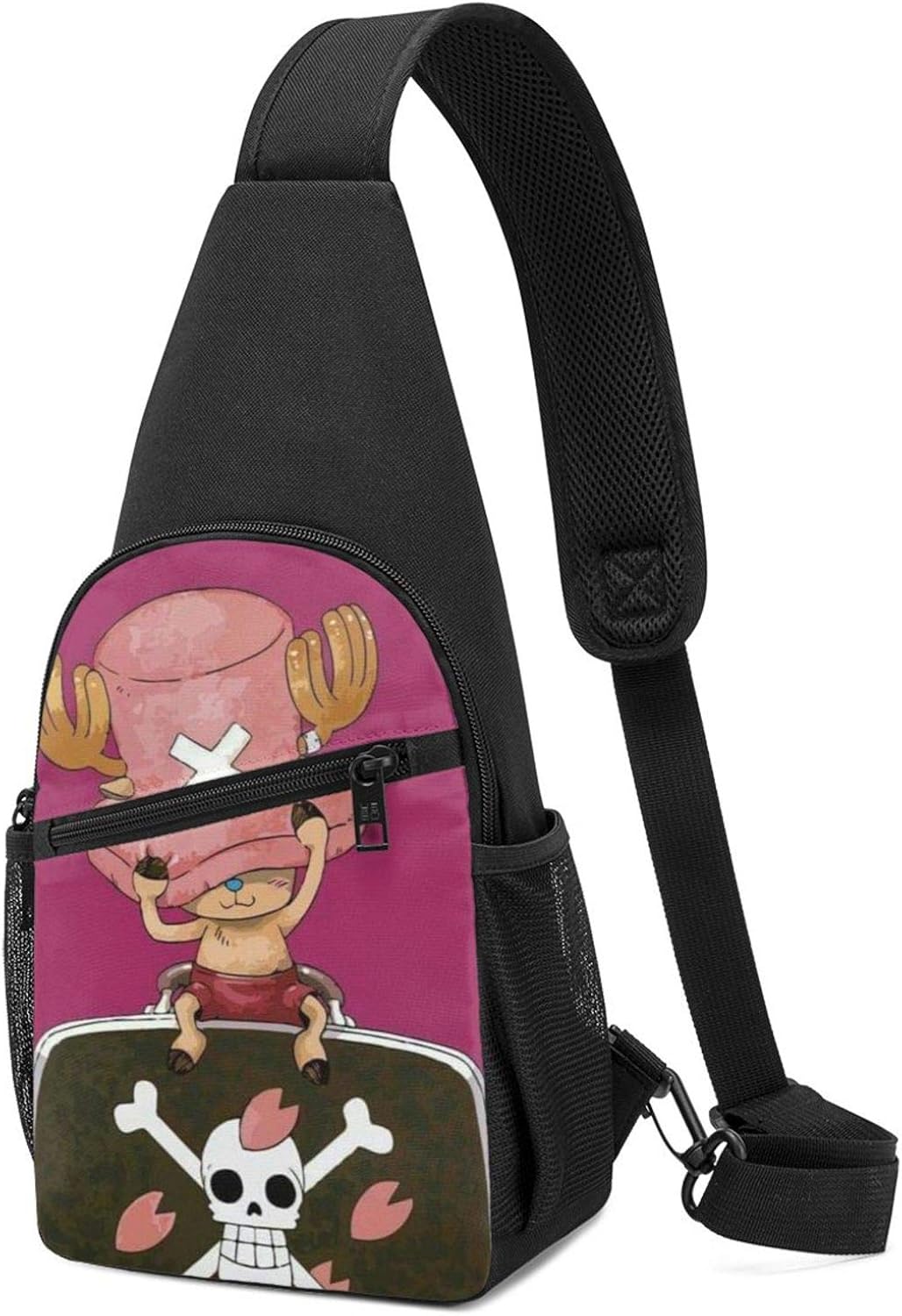One Piece Chest Pack Exquisite Printed Pattern Shoulder Bag Messenger 