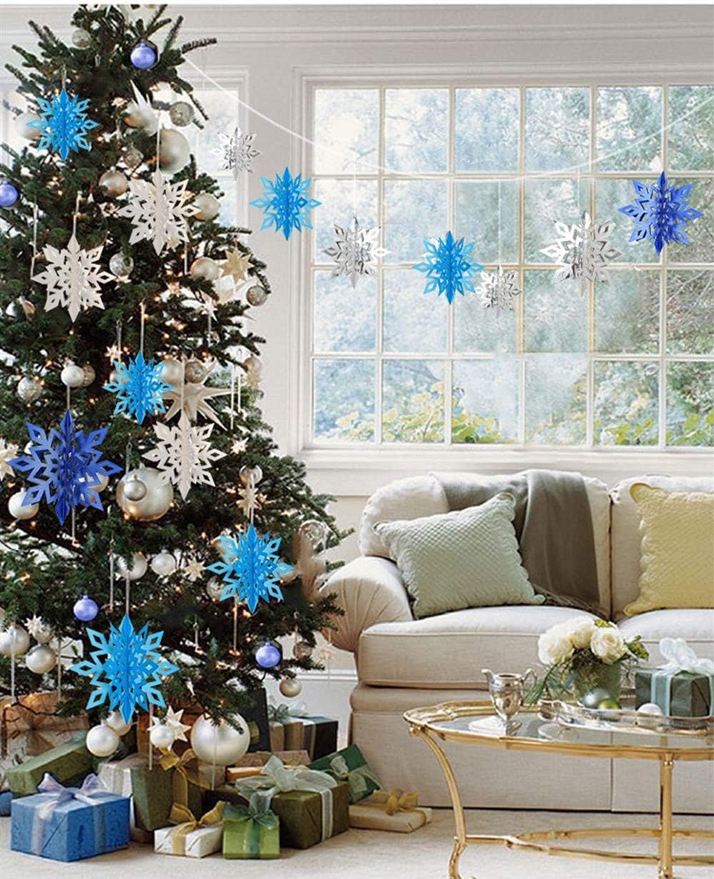 Homyu Winter Christmas Hanging Snowflake