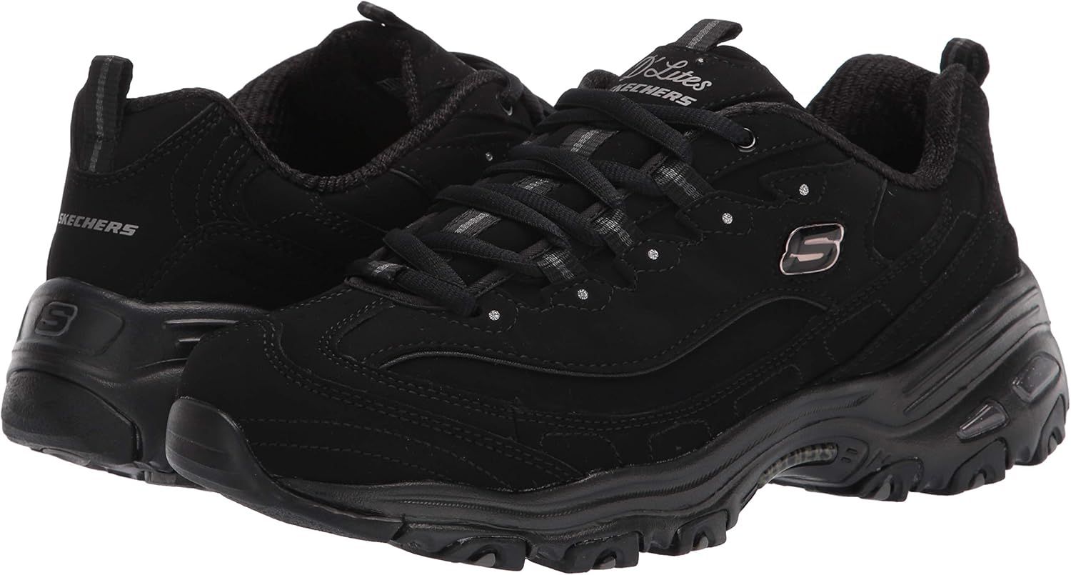  | Skechers Women's D'Lites Memory Foam Lace-up Sneaker | Fashion Sneakers