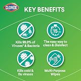 Clorox Disinfecting Wipes Fresh Scent 75 Count Canister view 4