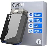 TOPDON Carpal Bluetooth Car Code Reader, All System Scanner, iOS &amp; Android | Vehicle Health Check for 120+ Brands, Oil/BMS/EPB/DPF/Throttle/TPMS Resets, Smog Check, AI Repair Guide, 1 Year Free Update