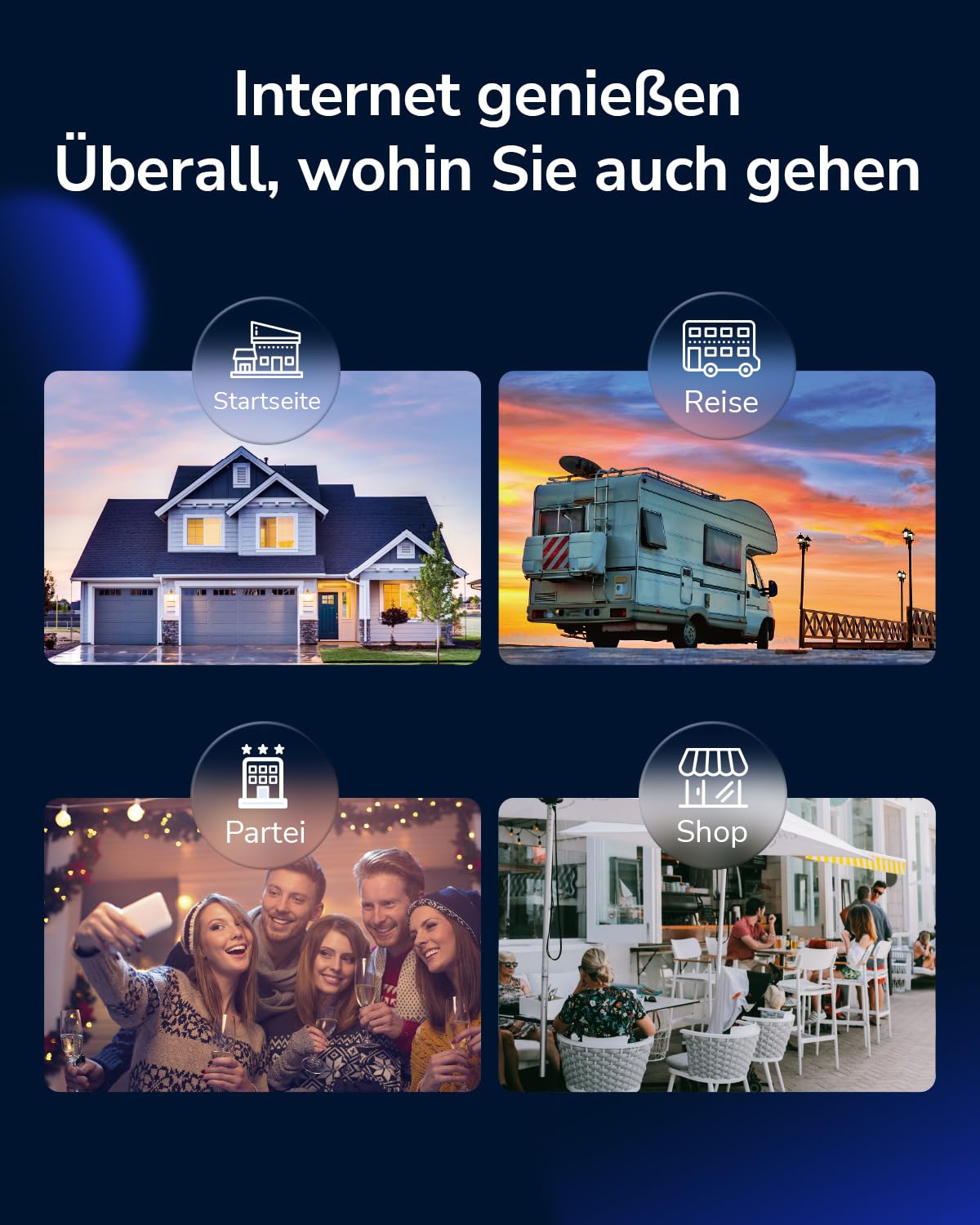 Cudy 4G LTE Router SIM Karte, N300 WLAN Router, 300 Mbit/s WLAN, SIM-Kartensteckplatz für jeden Betreiber FDD und TDD, DDNS, PPTP/L2TP VPN, LT400 6
