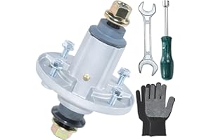 GUSUHAWK Pre-Greased GY21098 Spindle Assembly Replaces John Deere AUC15811, GY21098, GY20454, GY20962 for John Deere D100 D105 D110 D125 D130 D140 D160 E100 E130 E140 E170 LA145 LA115 LA105 Tractors